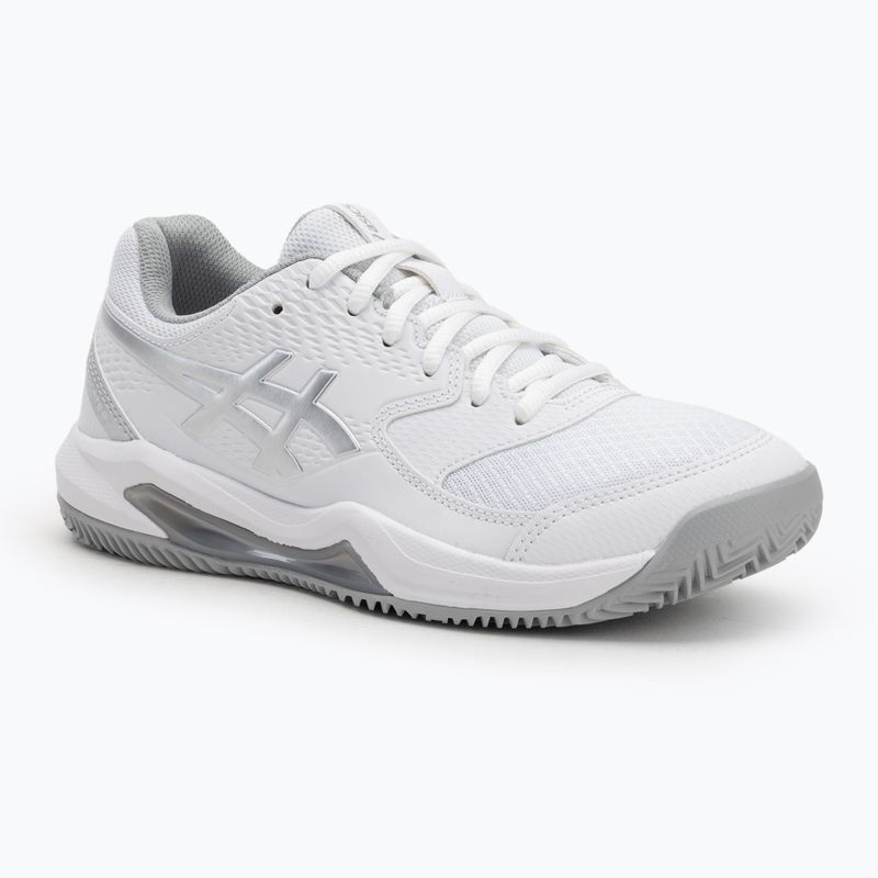 Buty do tenisa damskie ASICS Gel-Dedicate 8 Clay W white/pure silver
