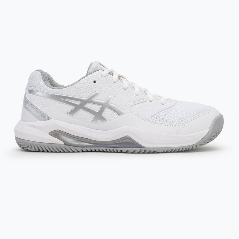 Buty do tenisa damskie ASICS Gel-Dedicate 8 Clay W white/pure silver 2