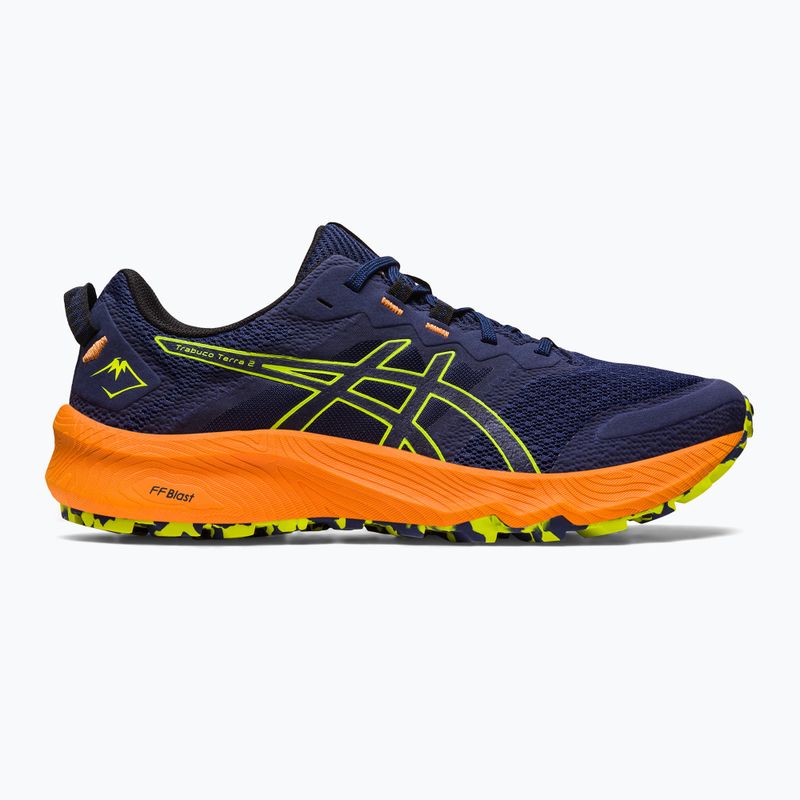 Buty do biegania męskie ASICS Trabuco Terra 2 deep ocean/neon lime 13