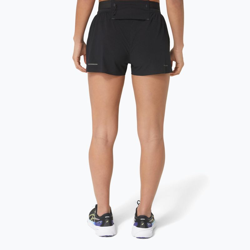 Spodenki do biegania damskie ASICS Metarun Split 2025 performance black 3