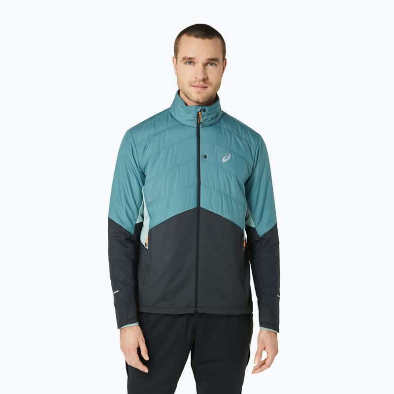 Kurtka do biegania męska ASICS Winter Run foggy teal/graphite grey