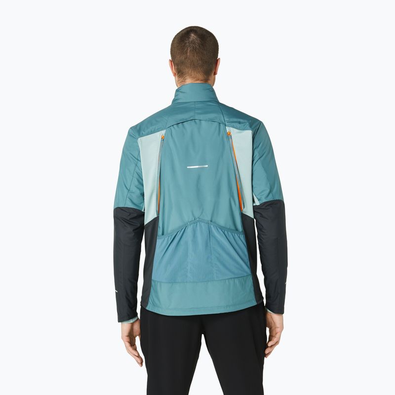 Kurtka do biegania męska ASICS Winter Run foggy teal/graphite grey 3