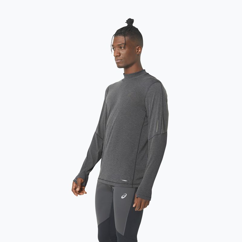 Longsleeve do biegania męski ASICS Metarun Mock Neck Top performance black 3