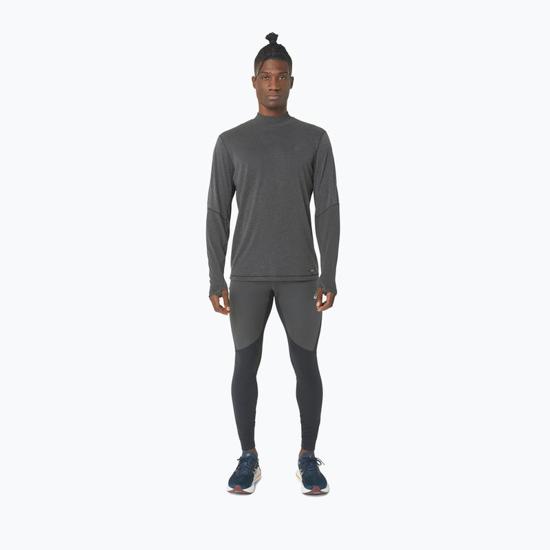Longsleeve do biegania męski ASICS Metarun Mock Neck Top performance black 2