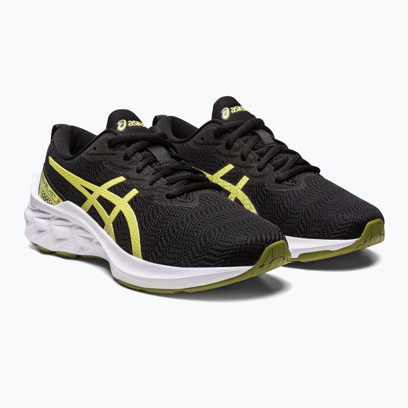 Buty do biegania dziecięce ASICS Novablast 2 GS black/glow yellow 8