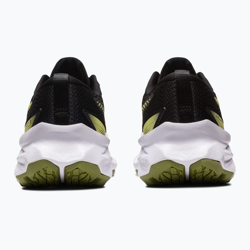 Buty do biegania dziecięce ASICS Novablast 2 GS black/glow yellow 11