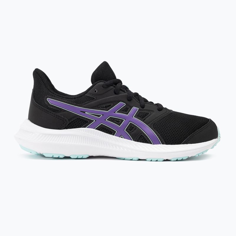 Buty do biegania dziecięce ASICS Jolt 4 GS black/cyber grape 2