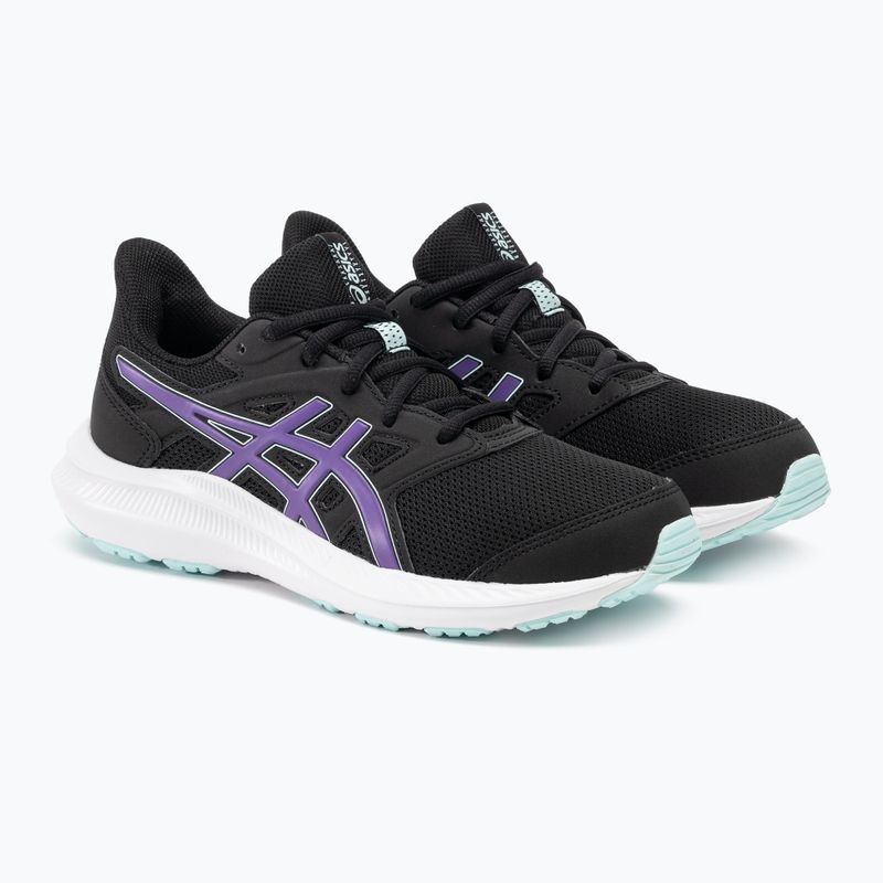 Buty do biegania dziecięce ASICS Jolt 4 GS black/cyber grape 5