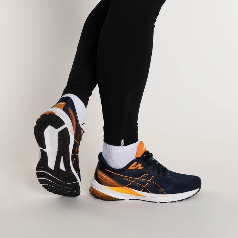 Buty do biegania męskie ASICS GT-1000 12 french blue/bright orange 2