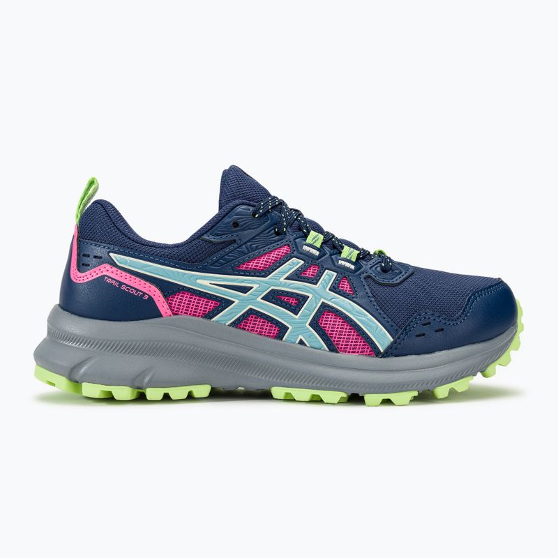 Buty do biegania damskie ASICS Trail Scout 3 deep ocean/gris blue 2