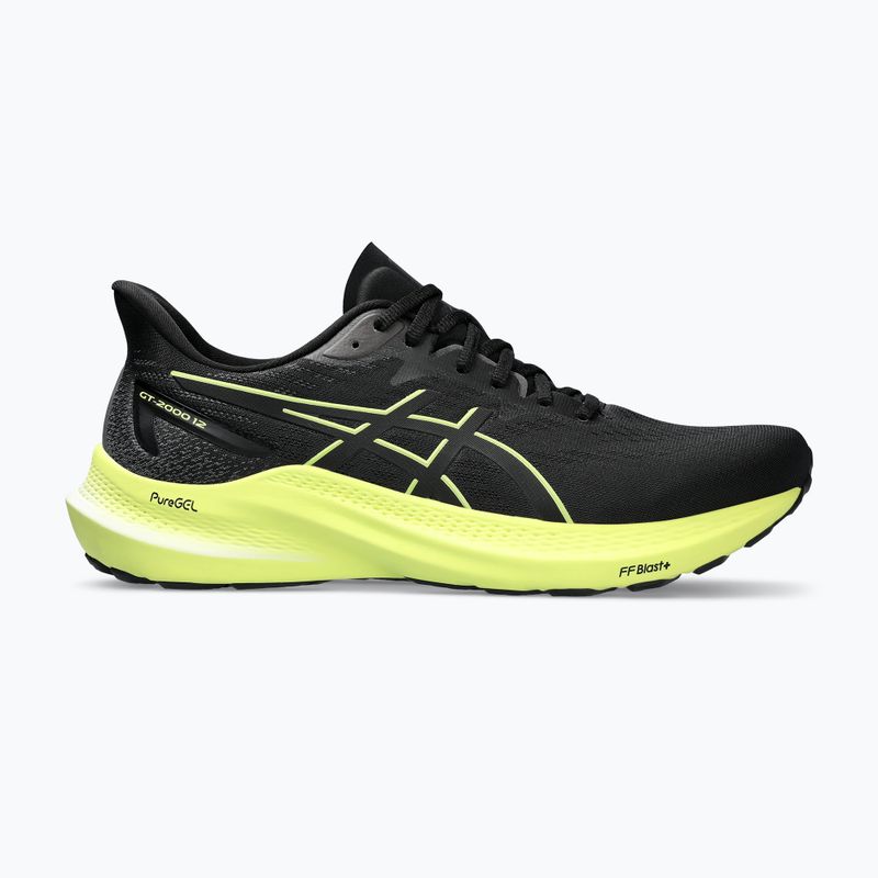 Buty do biegania męskie ASICS GT-2000 12 black/glow yellow 8