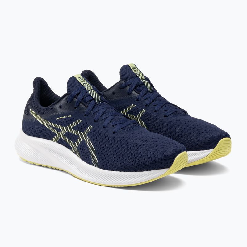 Buty do biegania męskie ASICS Patriot 13 deep ocean/glow yellow 4