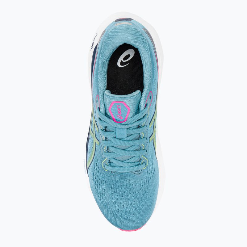 Buty do biegania damskie ASICS Gel-Kayano 30 gris blue/lime green 7