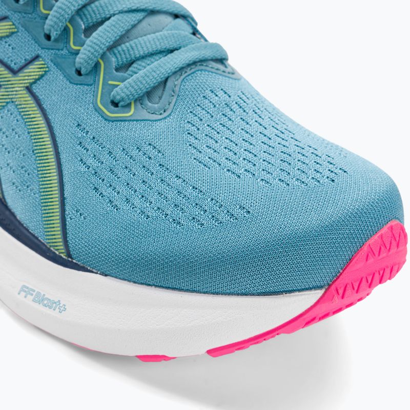 Buty do biegania damskie ASICS Gel-Kayano 30 gris blue/lime green 8