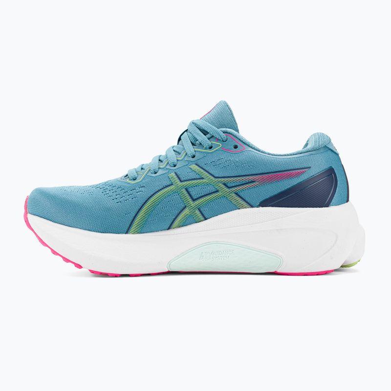 Buty do biegania damskie ASICS Gel-Kayano 30 gris blue/lime green 3