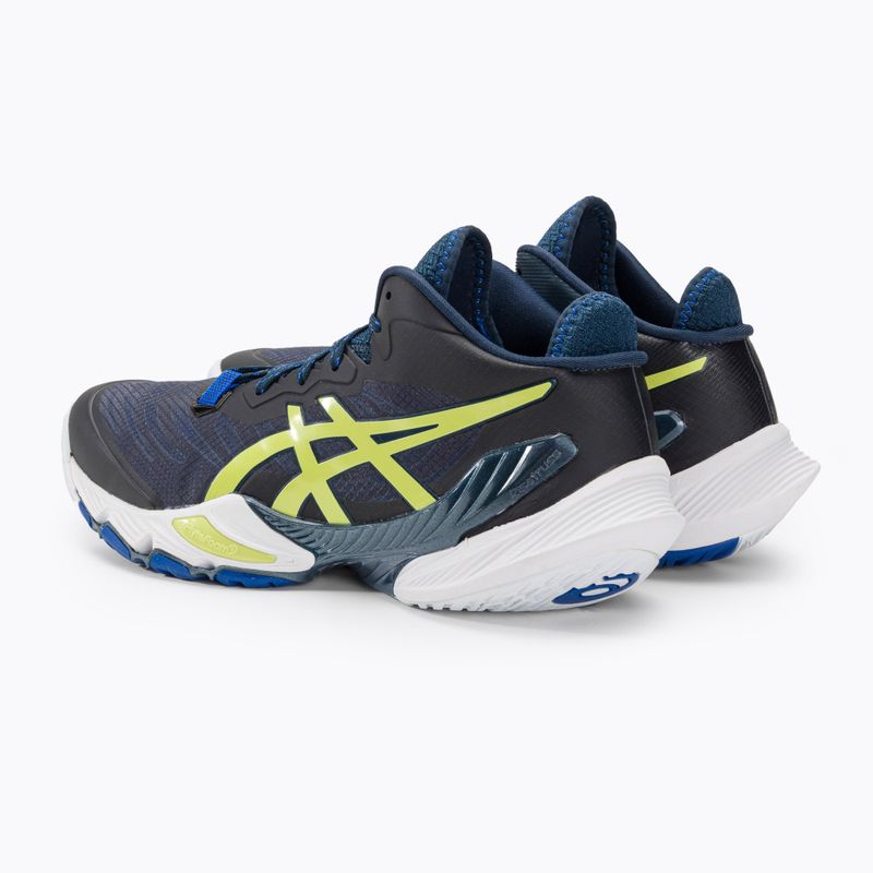 Buty do siatkówki męskie ASICS Metarise french blue/glow yellow 4