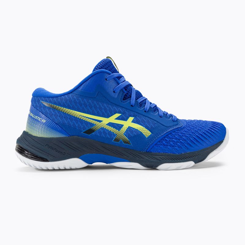 Buty męskie ASICS Netburner Ballistic FF MT 3 illusion blue/glow yellow 2