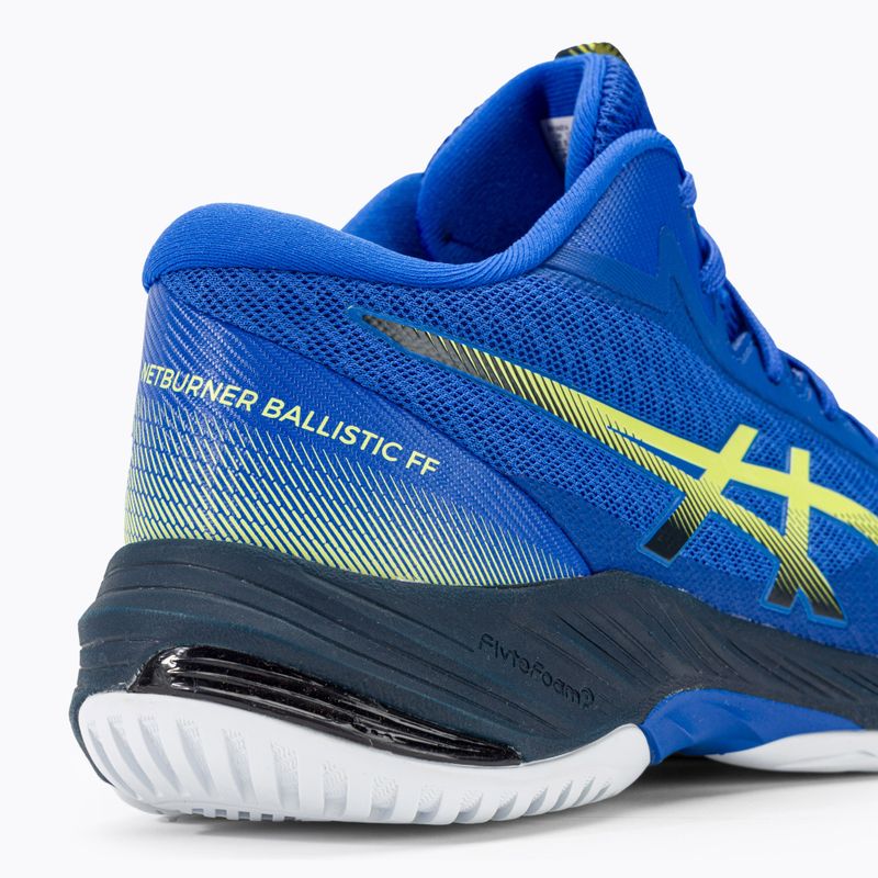 Buty męskie ASICS Netburner Ballistic FF MT 3 illusion blue/glow yellow 10