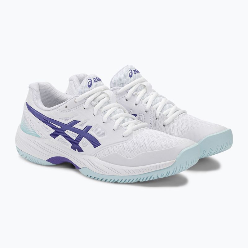 Buty do squasha damskie ASICS Gel-Court Hunter 3 W white/blue violet 4