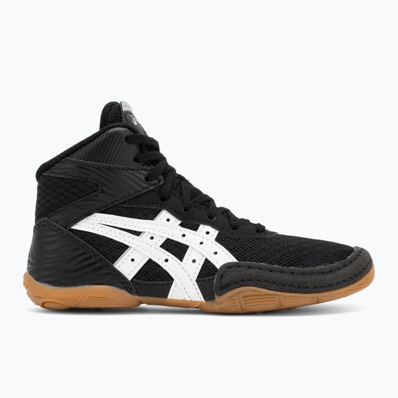 Buty zapaśnicze dziecięce ASICS Matflex 7 GS black/white 2