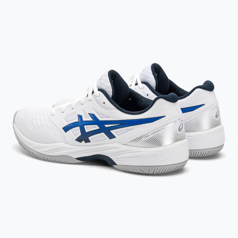 Buty do squasha męskie ASICS Gel-Court Hunter 3 white/illusion blue 3