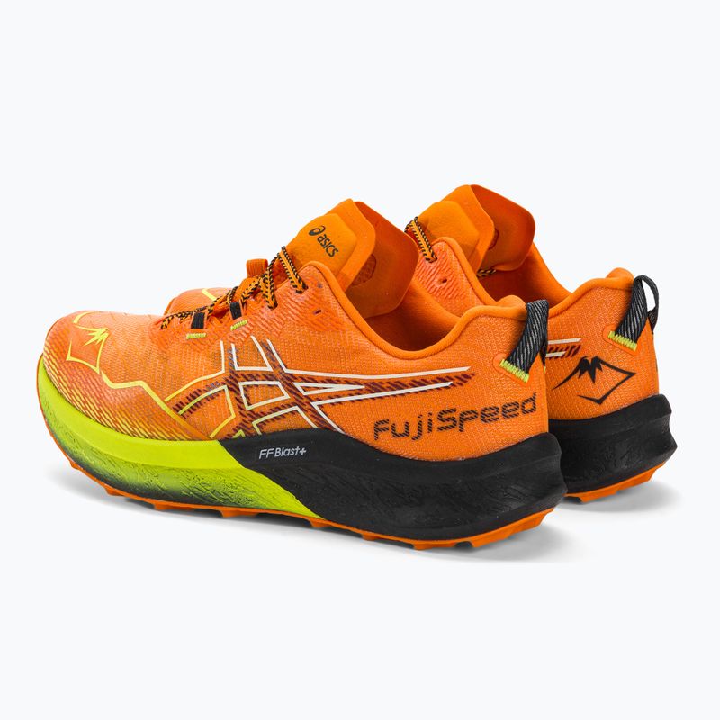 Buty do biegania męskie ASICS Fujispeed 2 bright orange/antique red 3