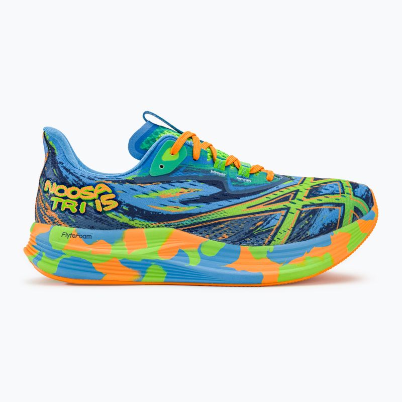 Buty do biegania męskie ASICS Noosa Tri 15 waterscape/electric lime 2