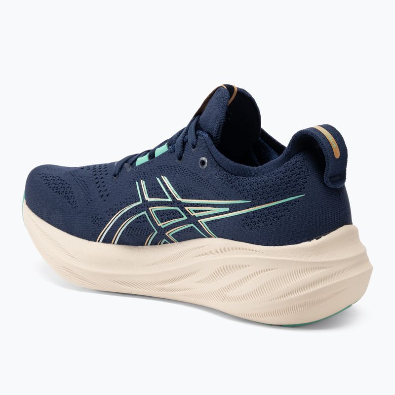 Buty do biegania damskie ASICS Gel-Nimbus 26 blue expanse/aurora green 3