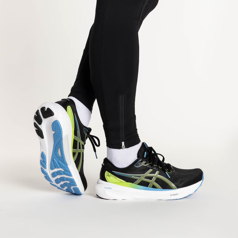 Buty do biegania męskie ASICS Gel-Kayano 30 black/electric lime 2