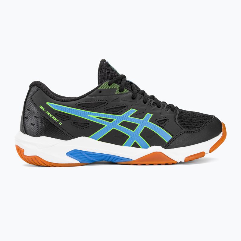 Buty męskie ASICS Gel-Rocket 11 black/waterscape 2