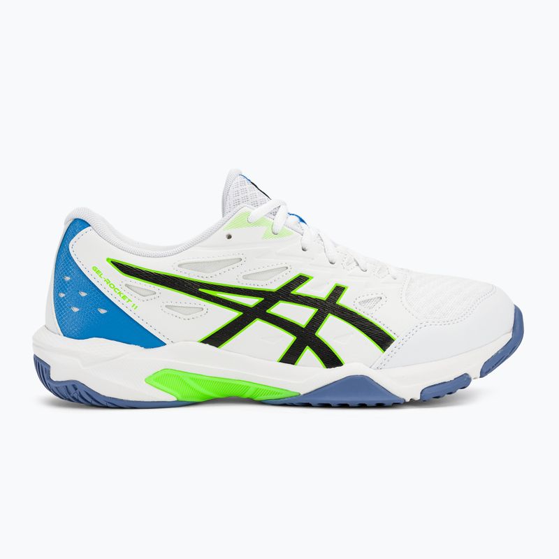 Buty męskie ASICS Gel-Rocket 11 white/lime burst 2