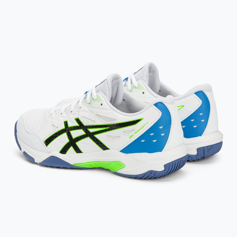 Buty męskie ASICS Gel-Rocket 11 white/lime burst 3