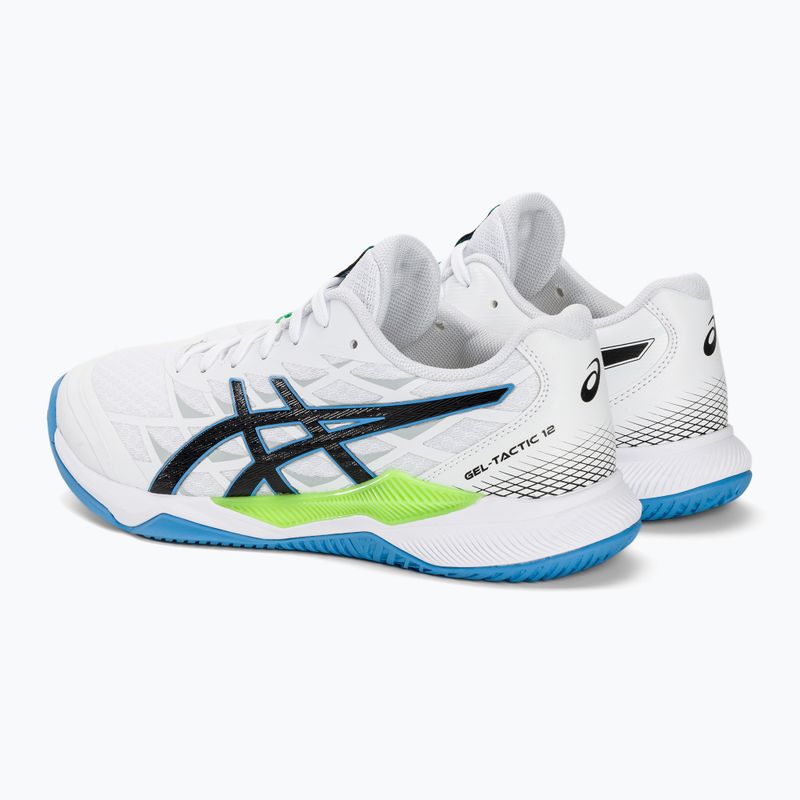 Buty męskie ASICS Gel-Tactic 12 white/lime burst 3