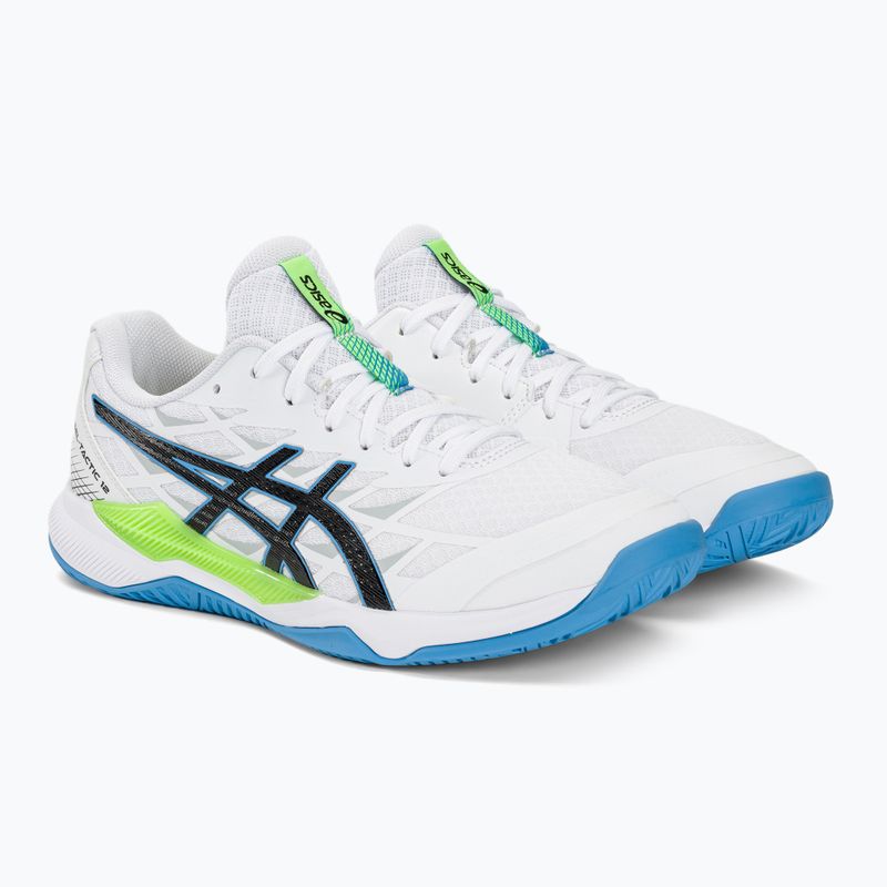 Buty męskie ASICS Gel-Tactic 12 white/lime burst 4