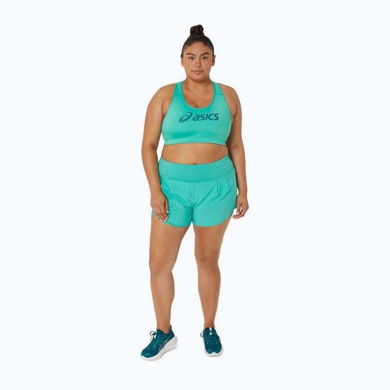Biustonosz treningowy ASICS Core Logo aurora green/rich teal 3