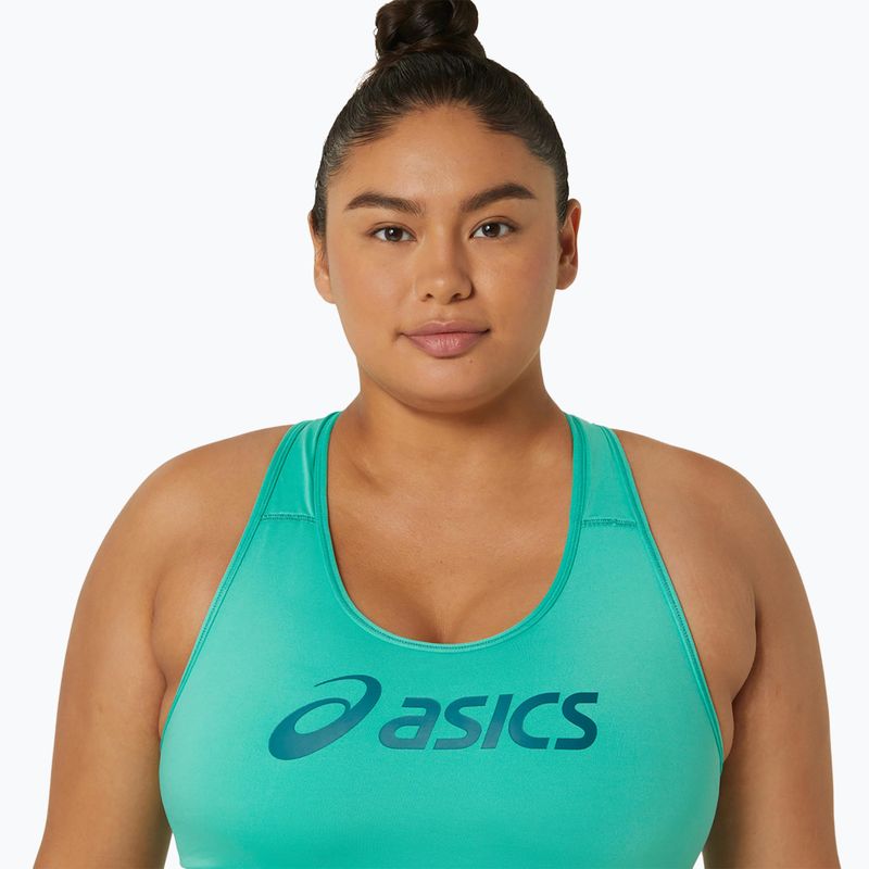 Biustonosz treningowy ASICS Core Logo aurora green/rich teal 4