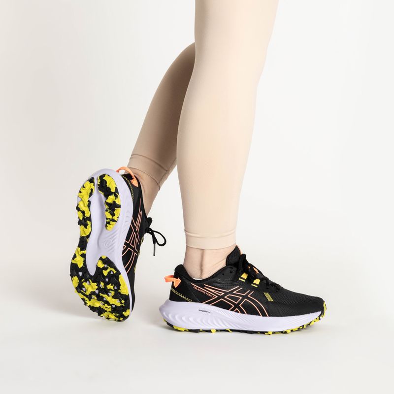 Buty do biegania damskie ASICS Gel-Excite Trail 2 black/sun coral 2