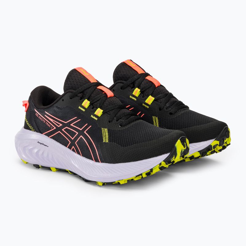 Buty do biegania damskie ASICS Gel-Excite Trail 2 black/sun coral 5