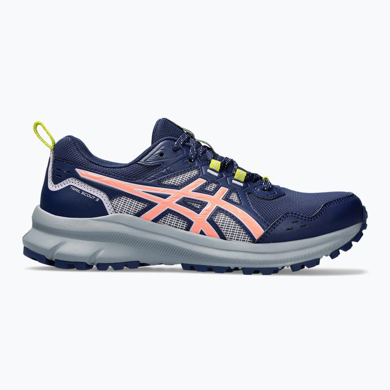 Buty do biegania damskie ASICS Trail Scout 3 blue expanse/sun coral 8