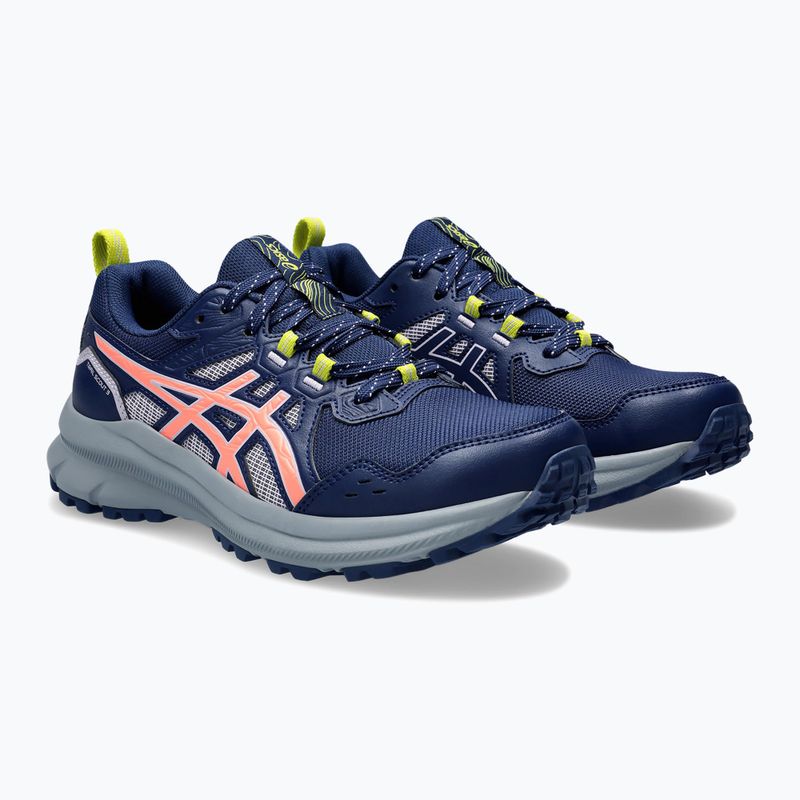 Buty do biegania damskie ASICS Trail Scout 3 blue expanse/sun coral 10