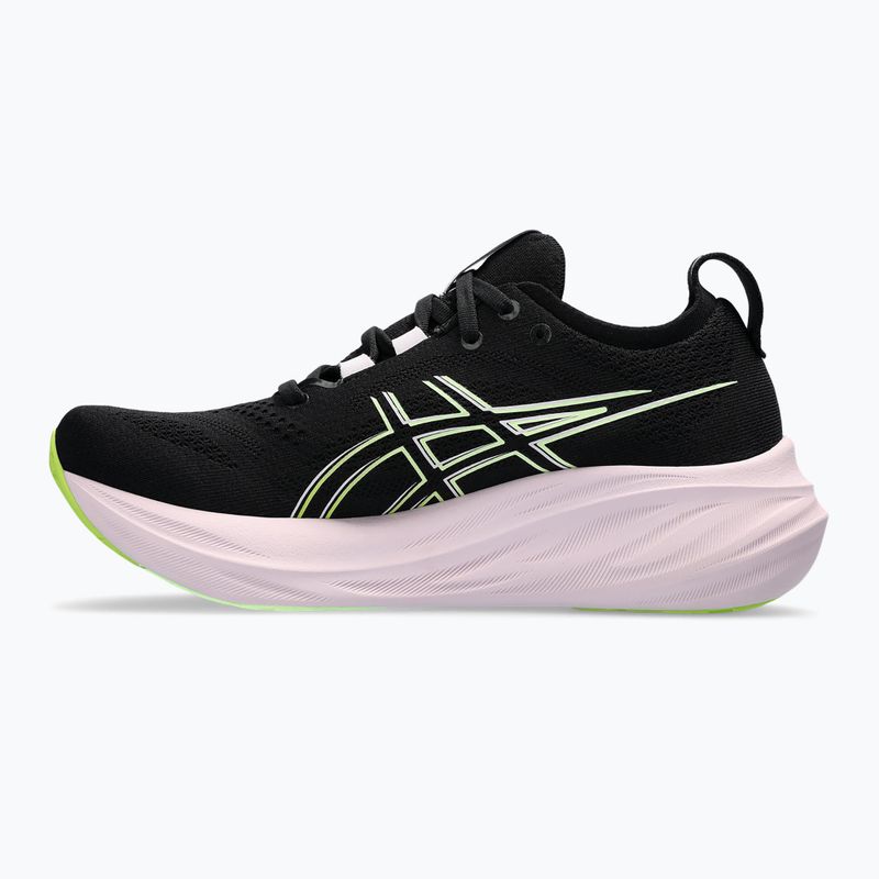 Buty do biegania damskie ASICS Gel-Nimbus 26 black/neon lime 9