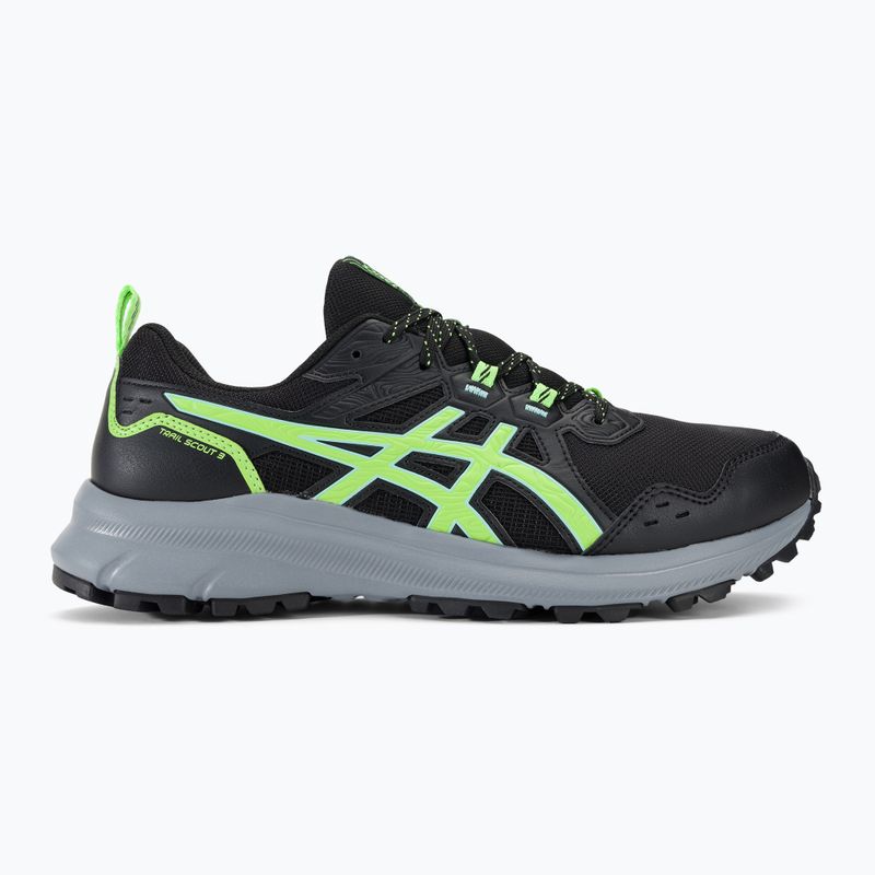 Buty do biegania męskie ASICS Trail Scout 3 black/illuminate green 3