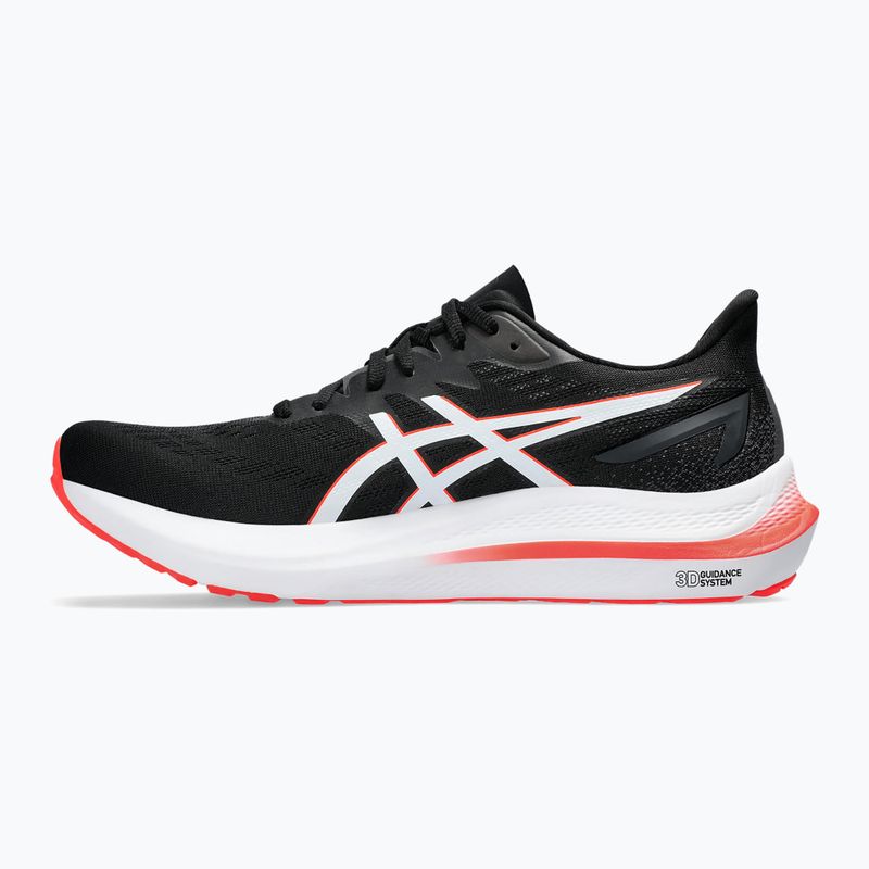 Buty do biegania męskie ASICS GT-2000 12 black/sunrise red 9