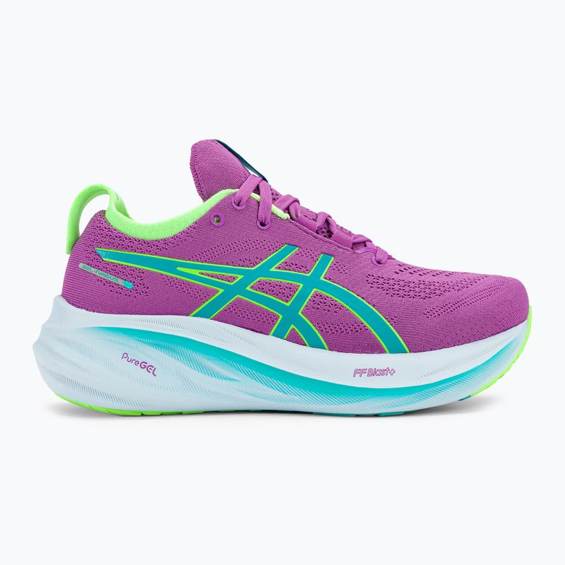 Buty do biegania damskie ASICS Gel-Nimbus 26 Lite-Show illuminate green 2