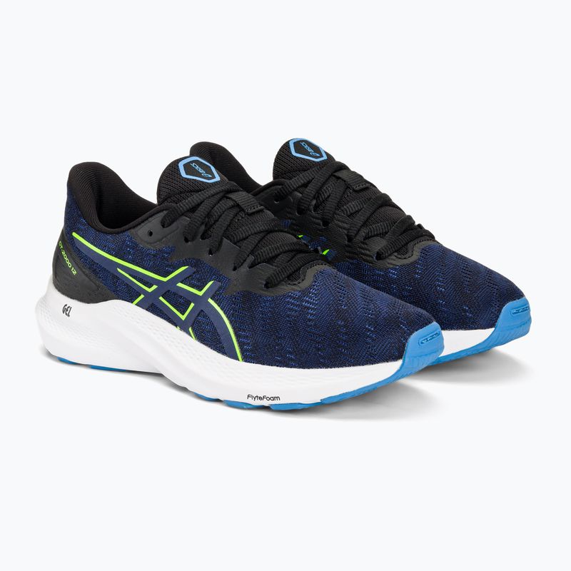 Buty do biegania dziecięce ASICS GT-2000 12 GS black/blue expanse 5