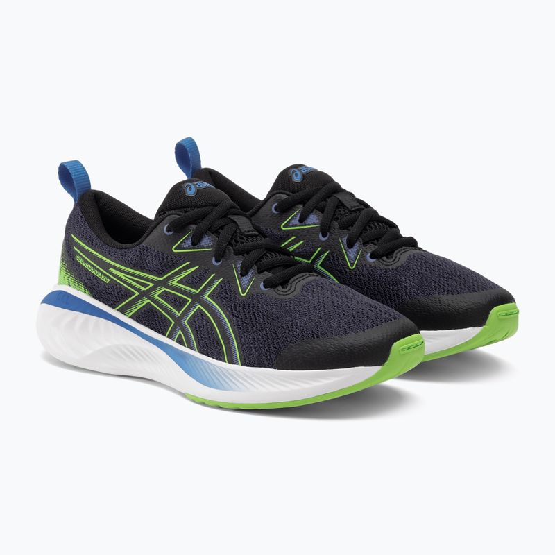 Buty do biegania dziecięce ASICS Gel-Cumulus 25 GS black/electric lime 5