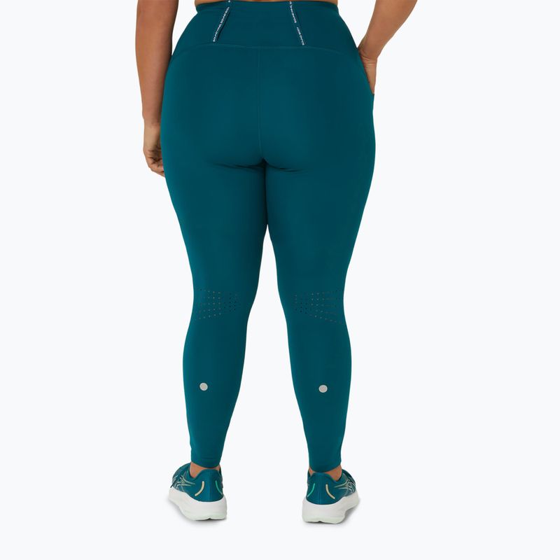 Legginsy do biegania damskie ASICS Road High Waist rich teal 3