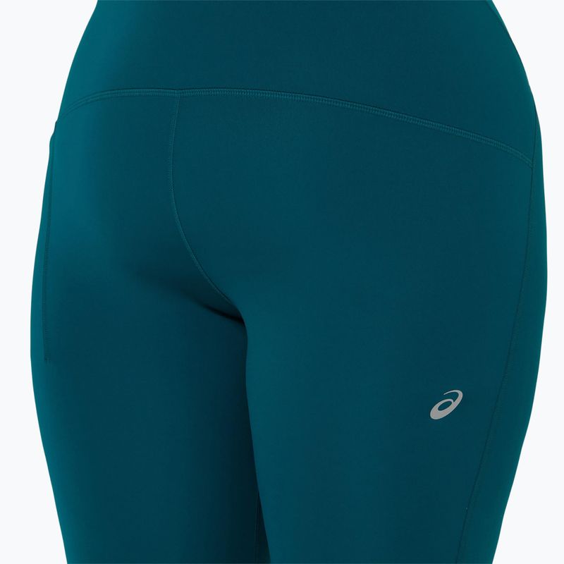 Legginsy do biegania damskie ASICS Road High Waist rich teal 4