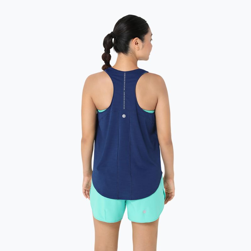 Tank top do biegania damski ASICS Road Tank blue expanse 2