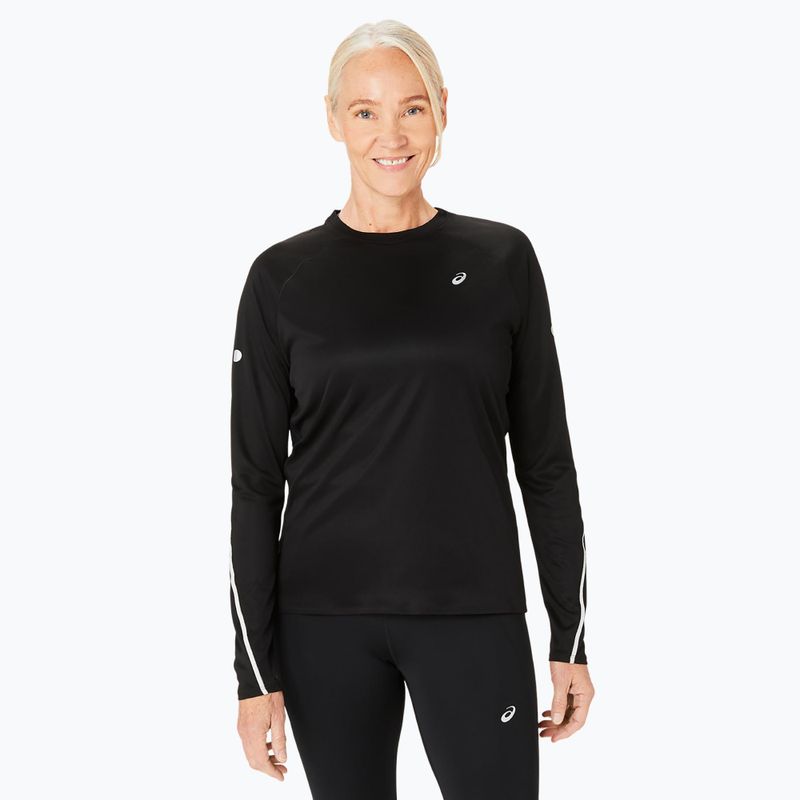 Longsleeve do biegania damski ASICS Road Lite-Show performance black